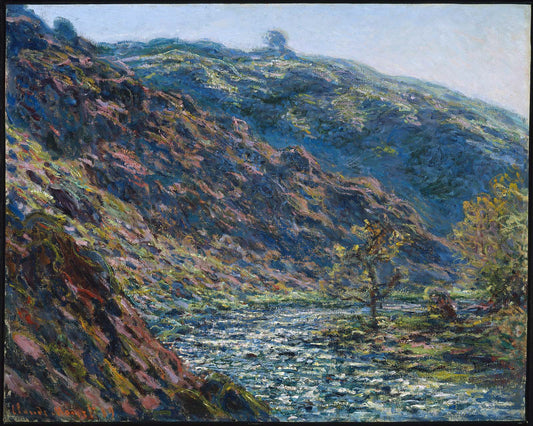 Reproduction du tableau « La vallée de la petite creuse - Claude Monet » par Alpha Reproduction en peinture à l’huile