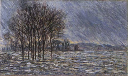 Reproduction du tableau « Les produits de l'industrie - Claude Monet » par Alpha Reproduction en peinture à l’huile