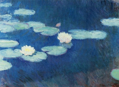 Blauwe waterlelies – Claude Monet (rond 1906)