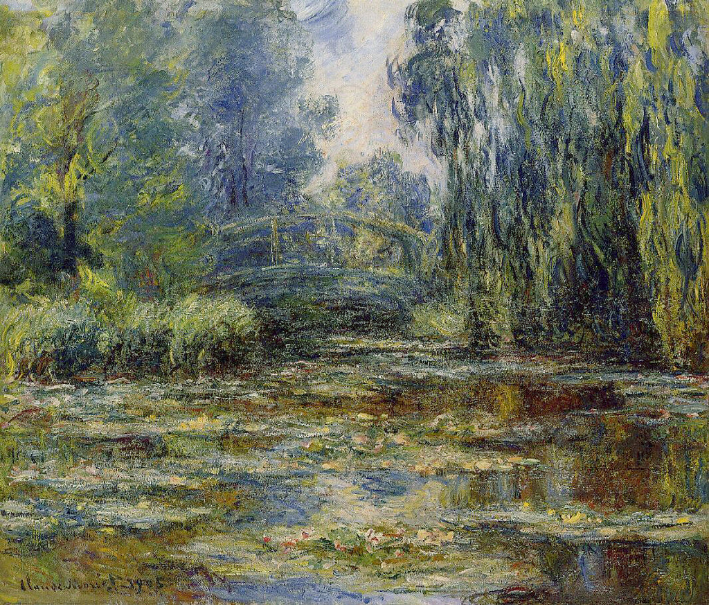 Nymphéas met de Japanse Brug (1899) – Claude Monet