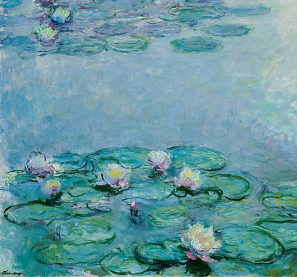 🌸 Waterlelies – Detail van bloemen in close-up, Claude Monet