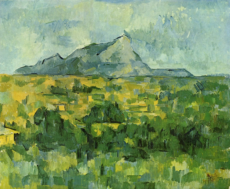 De Montagne Sainte-Victoire gezien vanaf Les Lauves - Paul Cézanne