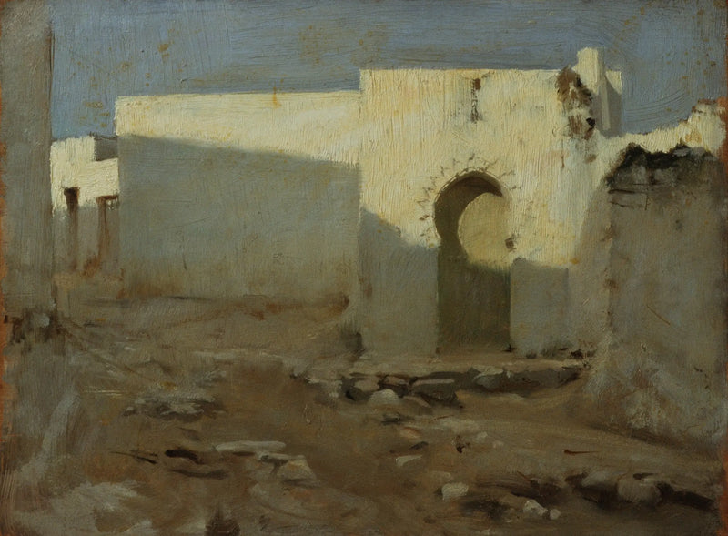 Moors gebouwen in de zon - John Singer Sargent