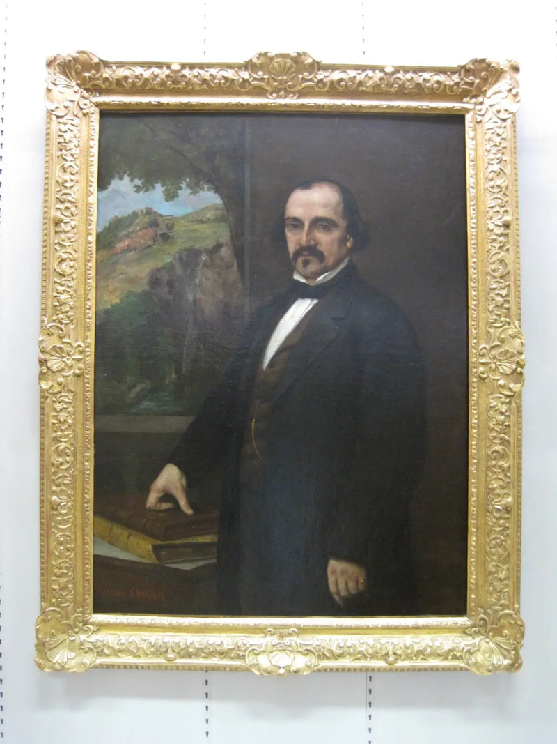 Portret van Jean Paul Mazaroz - Gustave Courbet