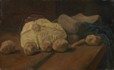 Stilleven met kool en klompen - Vincent van Gogh