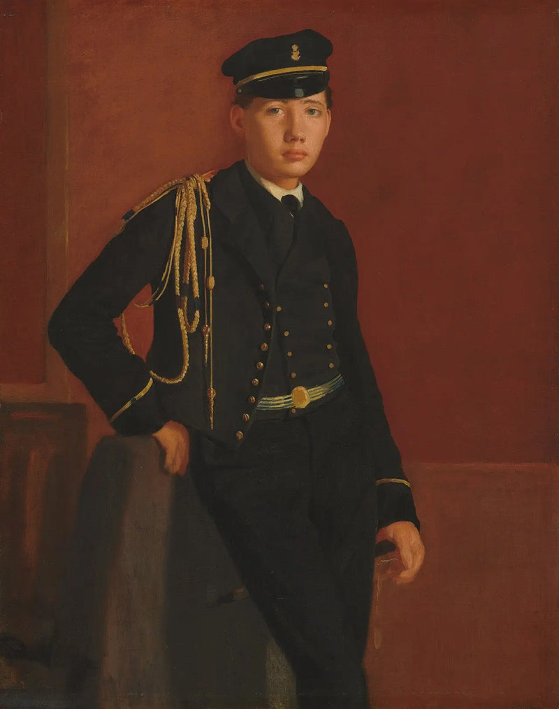 Achille De Gas in cadetuniform - Edgar Degas