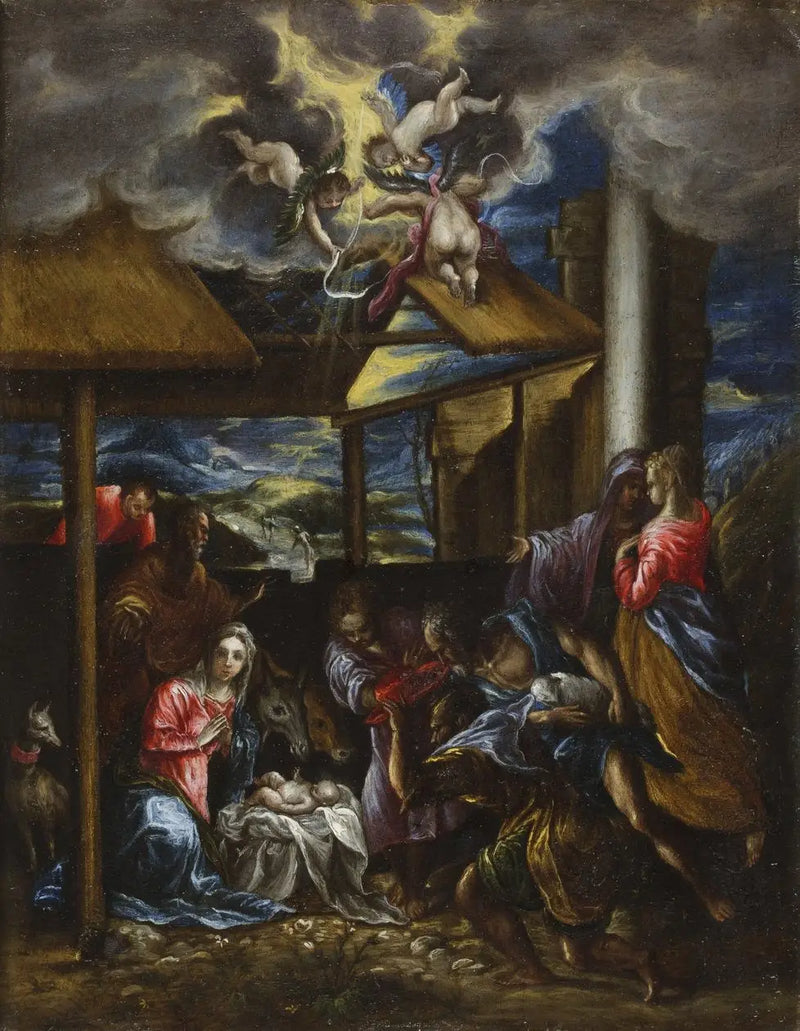 Aanbidding der herders - El Greco