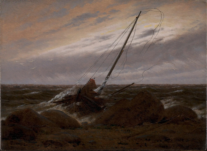 Na de storm - Caspar David Friedrich