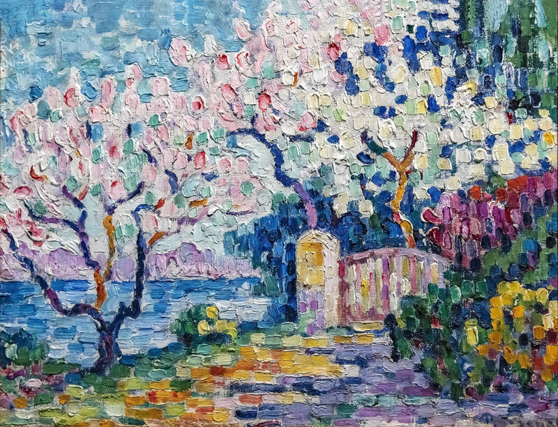 Bloeiende bomen - Paul Signac
