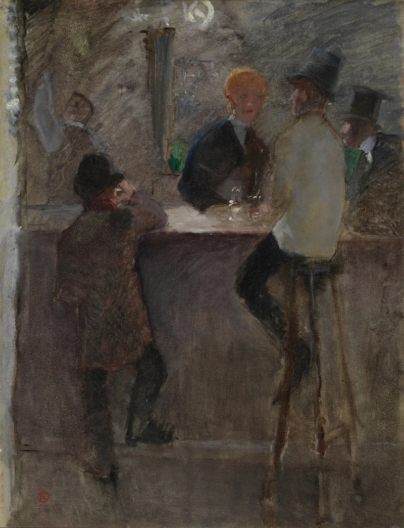 In de Bar - Henri de Toulouse-Lautrec