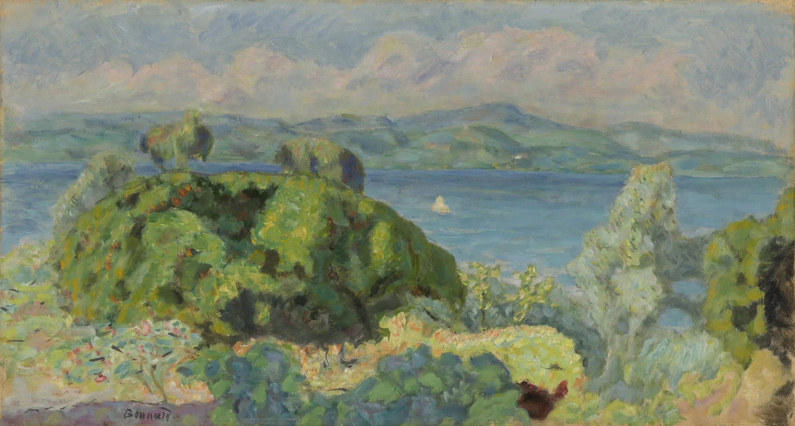 Reproduction du tableau « Beau temps orageux - Pierre Bonnard » par Alpha Reproduction en peinture à l’huile