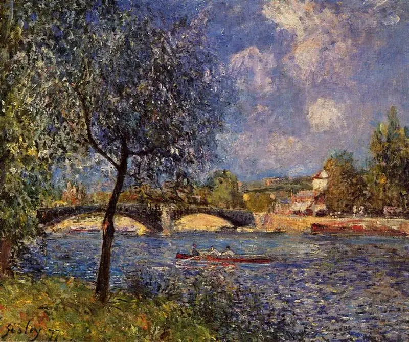 Kanaal van Bristol, avond - Alfred Sisley
