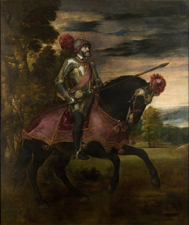 Karel V te paard bij Mühlberg - Titiaan