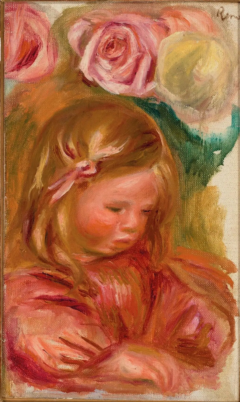 Coco tussen de rozen - Pierre-Auguste Renoir