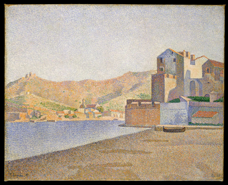 Collioure. Het Strand van de Stad. Opus 165 - Paul Signac