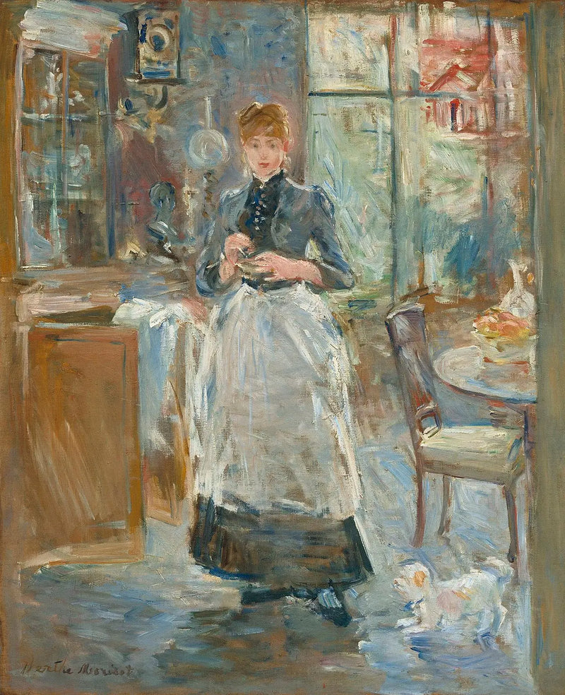 In de eetkamer - Berthe Morisot