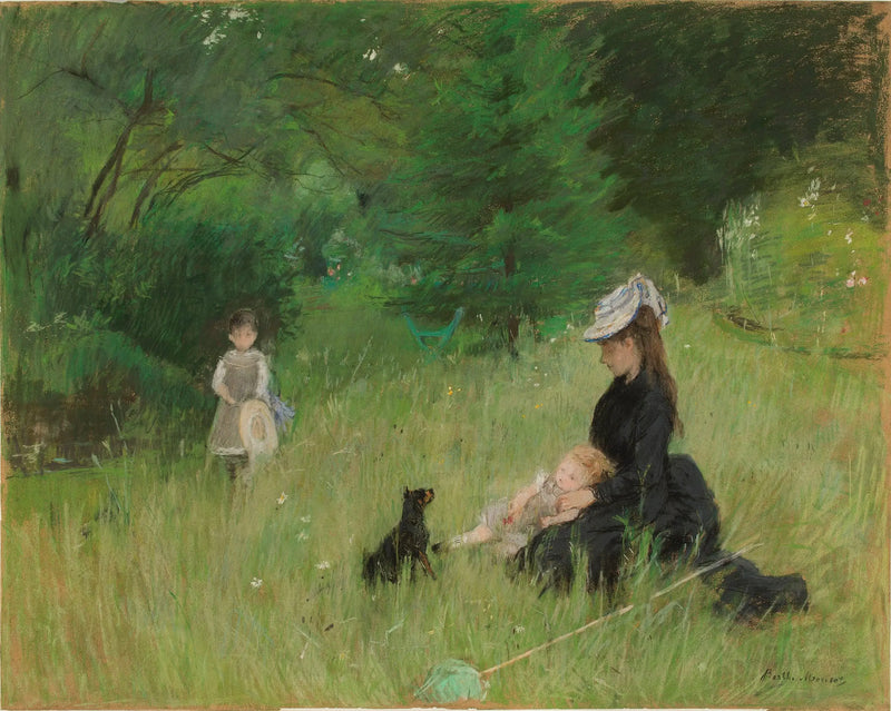 In het park - Berthe Morisot