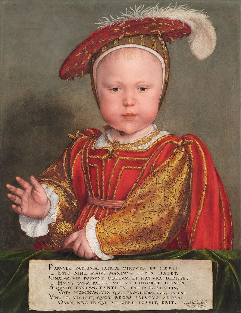 Edward VI als Kind - Hans Holbein de Jonge

Source:
Edward VI as a Child - Hans Holbein le Jeune