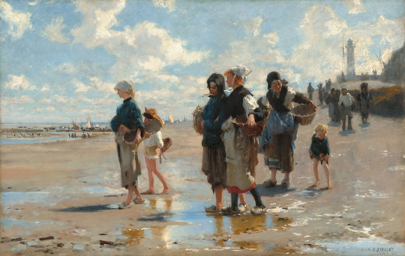 Op weg naar de visserij - John Singer Sargent