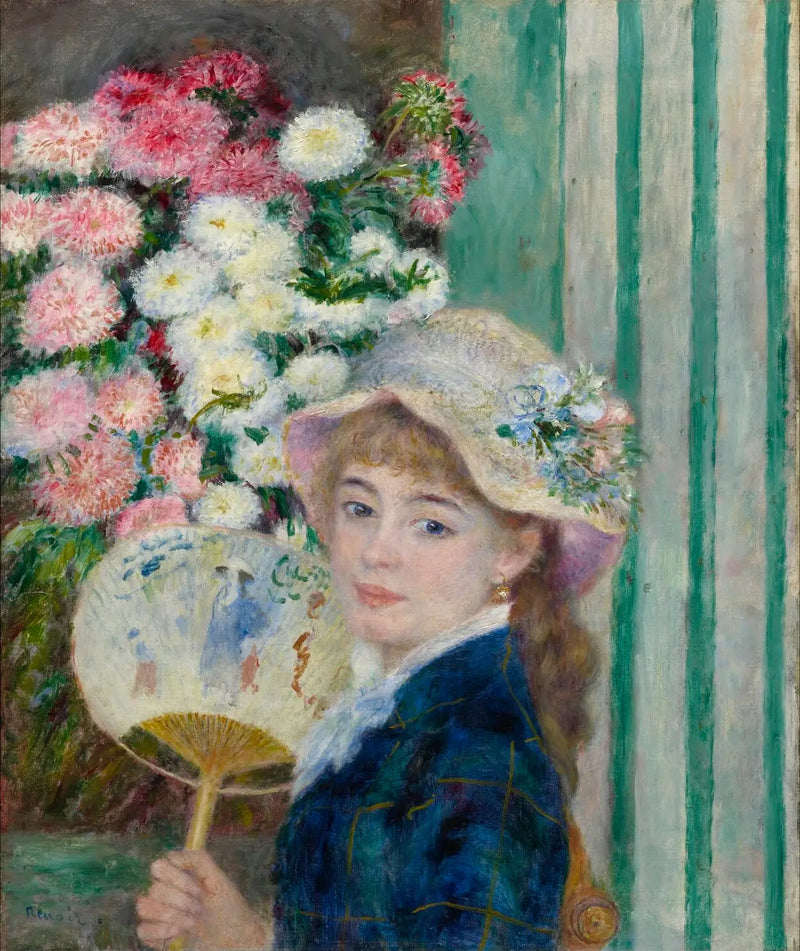 Vrouw met de waaier - Pierre-Auguste Renoir