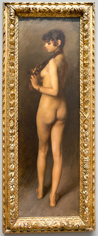 Naakte Egyptische Meisje - John Singer Sargent