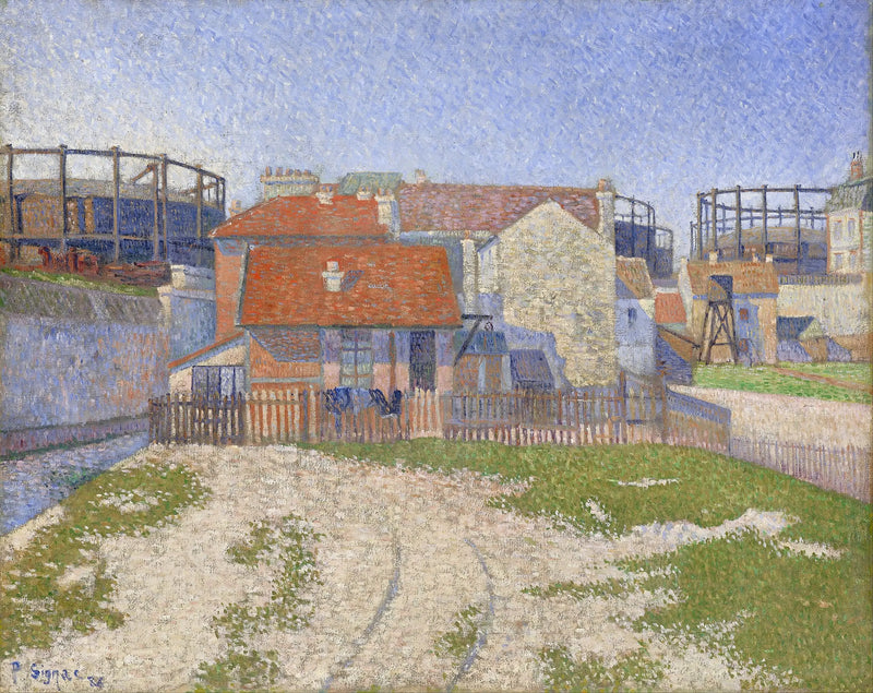 Gasometers van Clichy - Paul Signac