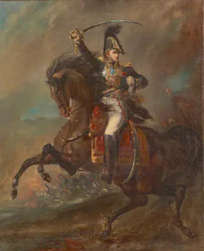 Generaal van het Eerste Rijk die de vijand aanvalt - Théodore Géricault