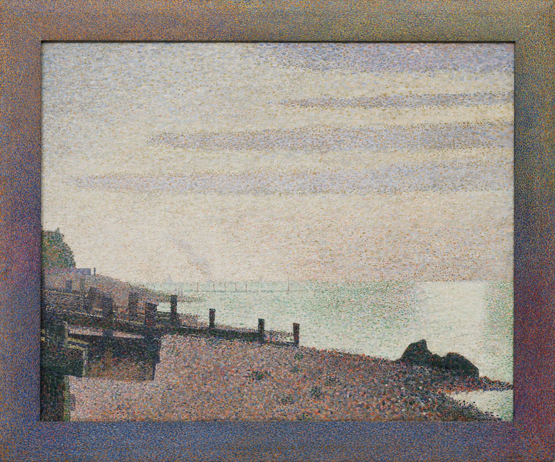 Honfleur, een avond, monding van de Seine - Georges Seurat