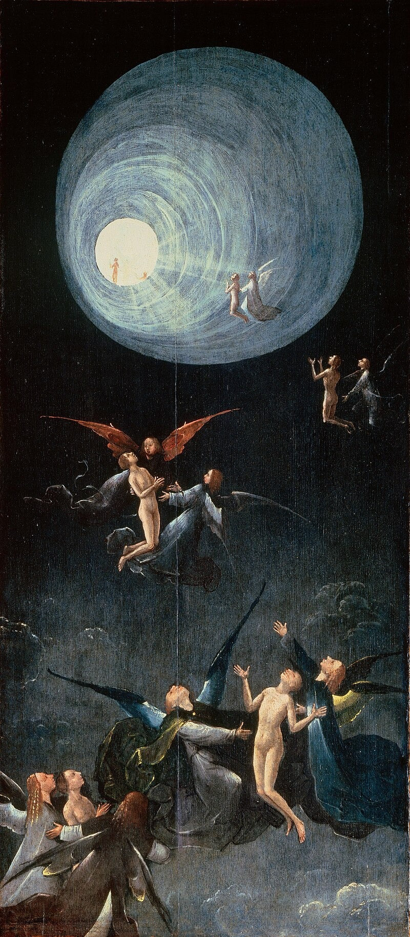 De Hemelvaart van de Uitverkorenen - Hieronymus Bosch
