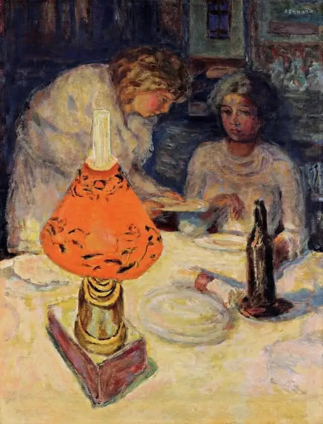 De oranje lampenkap - Pierre Bonnard