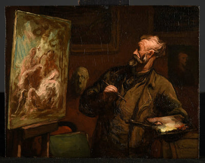 L’artiste à la mise au tombeau - Honoré Daumier - Alpha Reproduction