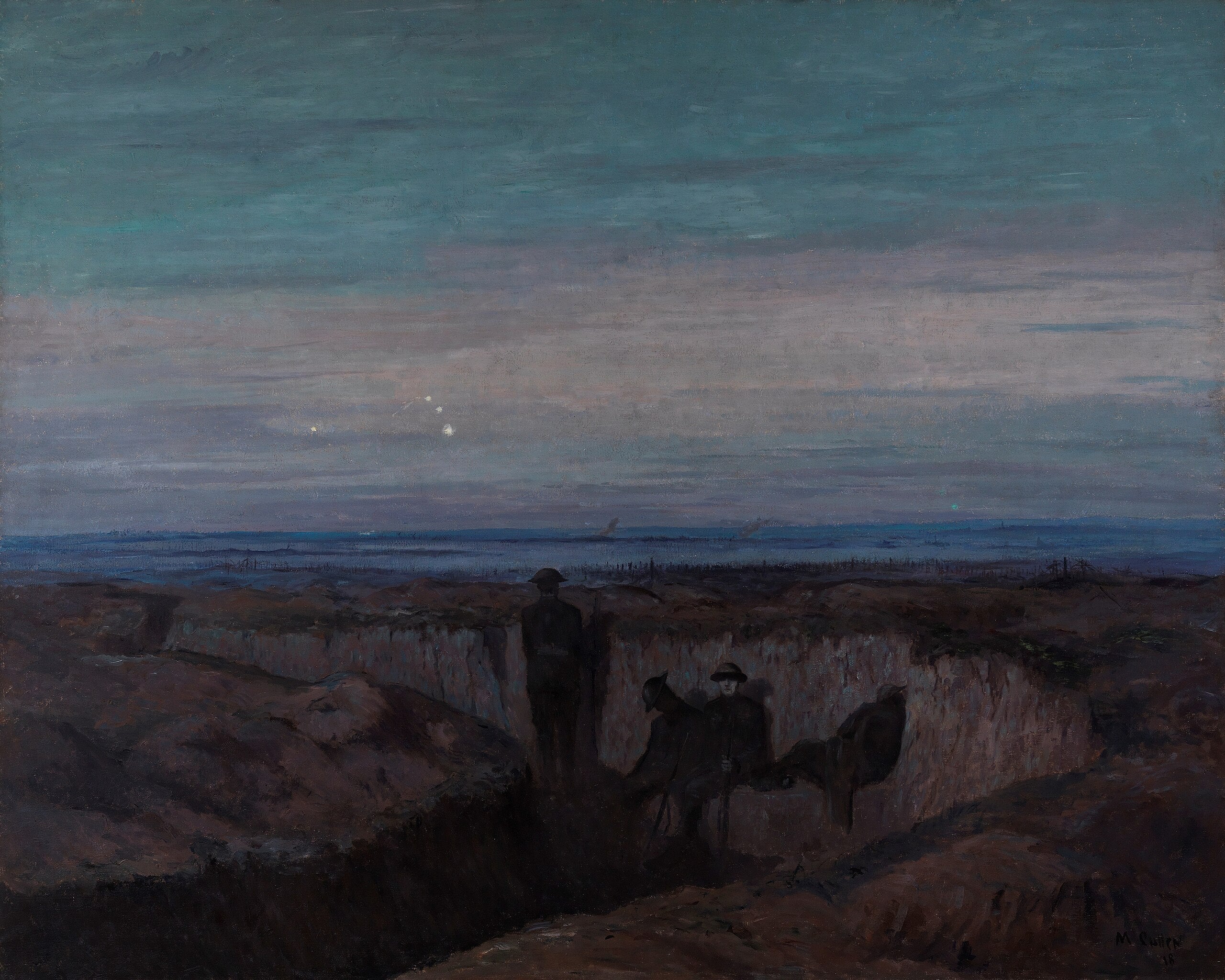 L'aube sur la fosse de l'Ouse - Maurice Galbraith Cullen