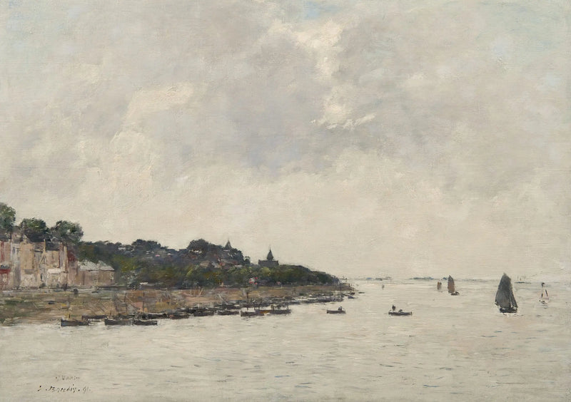 De estuarium van de Somme bij Saint-Valéry-sur-Somme - Eugène Boudin