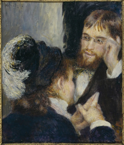 Reproduction du tableau « La Conversation - Pierre-Auguste Renoir » par Alpha Reproduction en peinture à l’huile