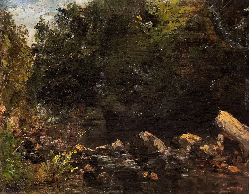 Het Fontainebleau Bos - Gustave Courbet