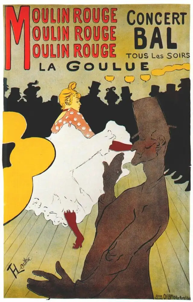La Goulue als Almée - Henri de Toulouse-Lautrec