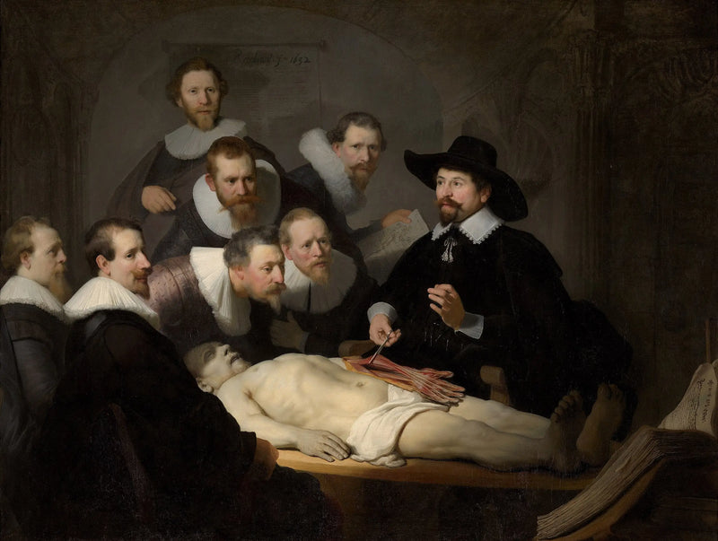 De Anatomieles van dokter Tulp - Rembrandt