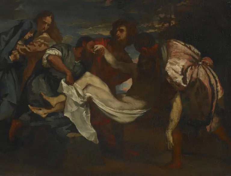 De Teruglegging in het graf - Théodore Géricault