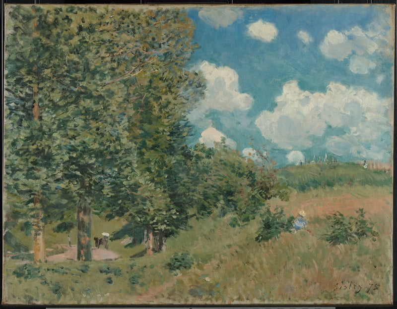 De Route van Versailles naar Saint-Germain - Alfred Sisley