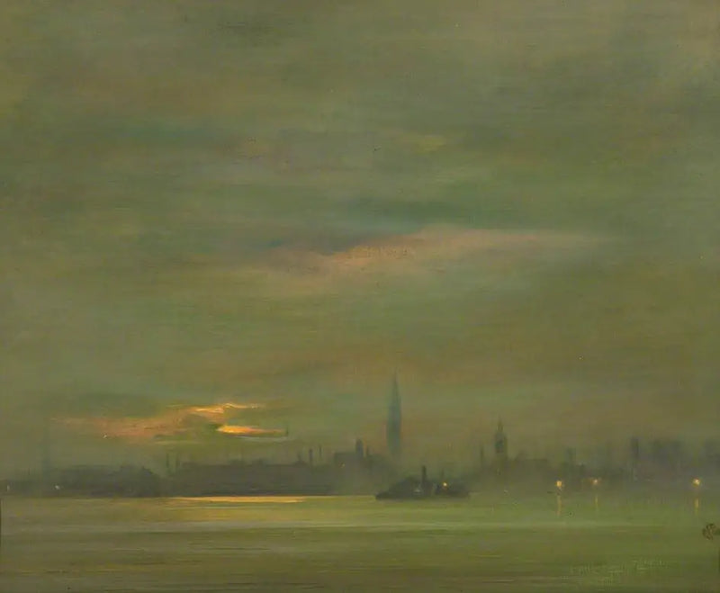 De Theems, 's avonds - James Abbott McNeill Whistler