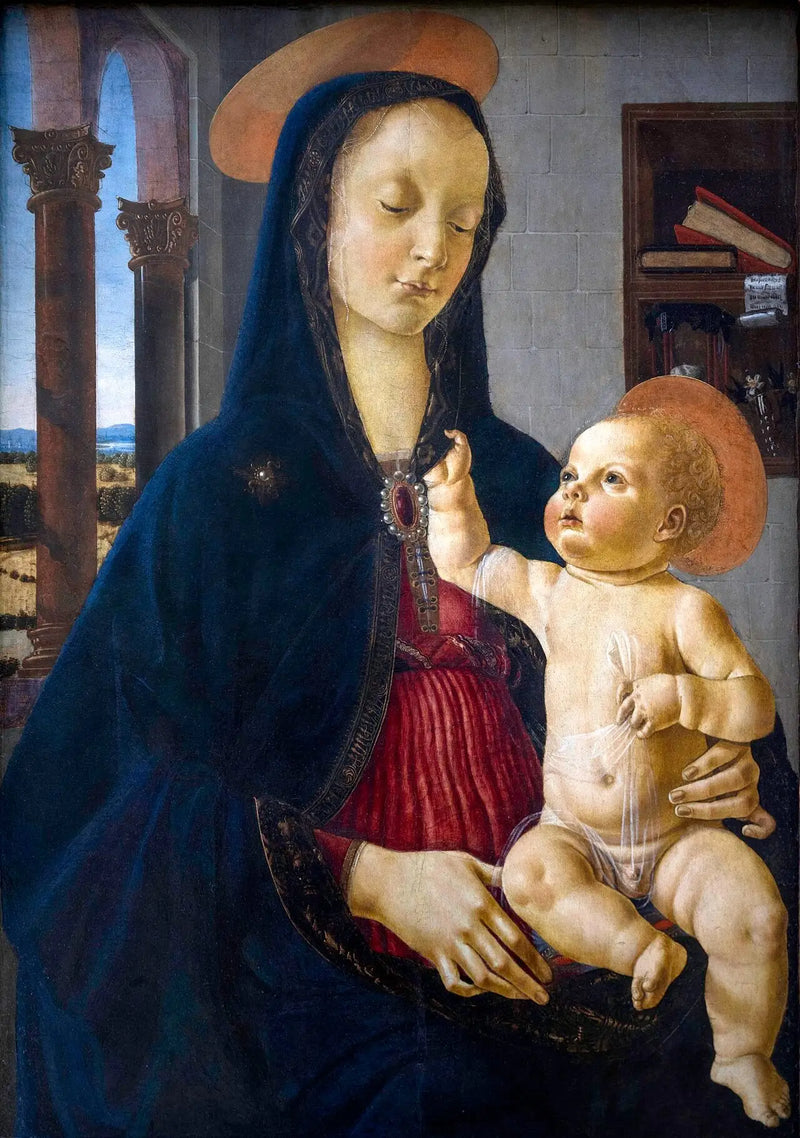 De Maagd en het Kind - Domenico Ghirlandaio