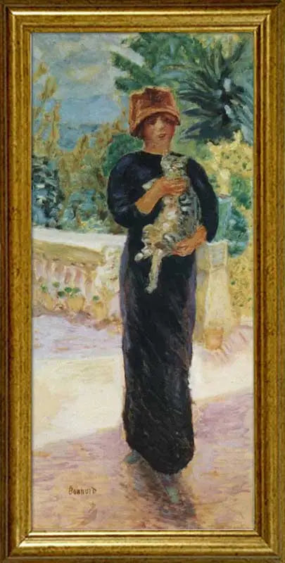De vrouw met de kat - Pierre Bonnard