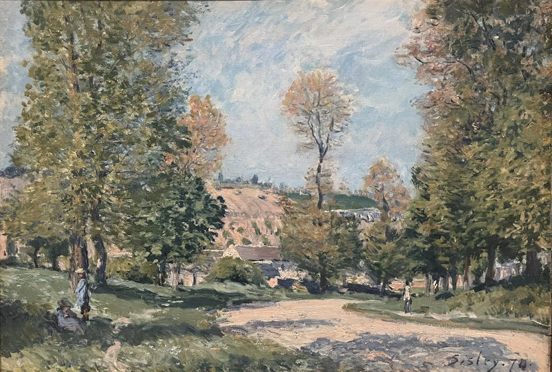 De weg naar Louveciennes - Alfred Sisley