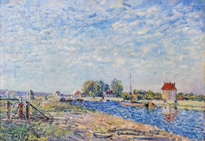 Het Kanaal van Loing - Alfred Sisley