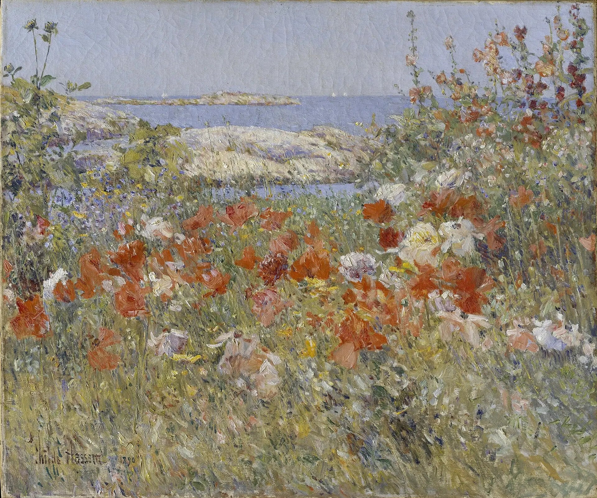 Le Jardin de Cecilia Thaxter îles de Shoals Maine - Childe Hassam - Alpha Reproduction