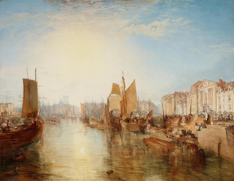 De Haven van Dieppe - J. M. W. Turner