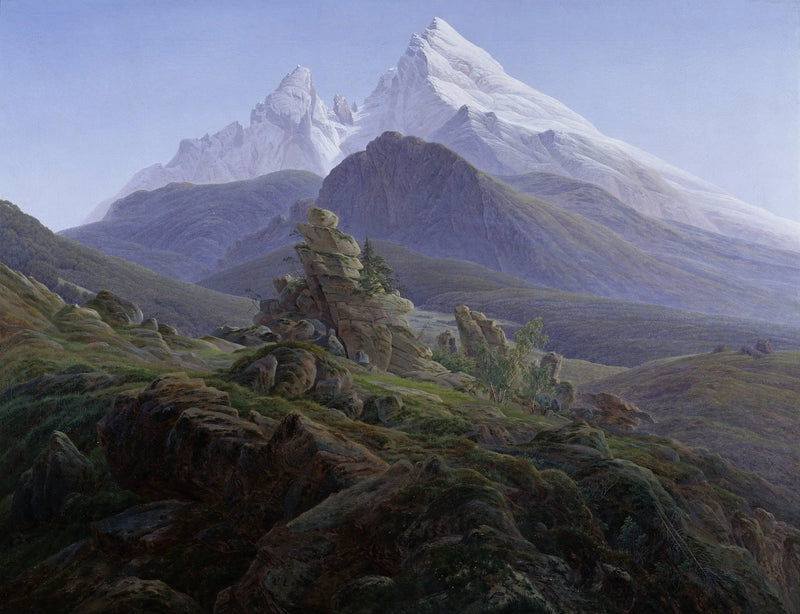 De Watzmann - Caspar David Friedrich