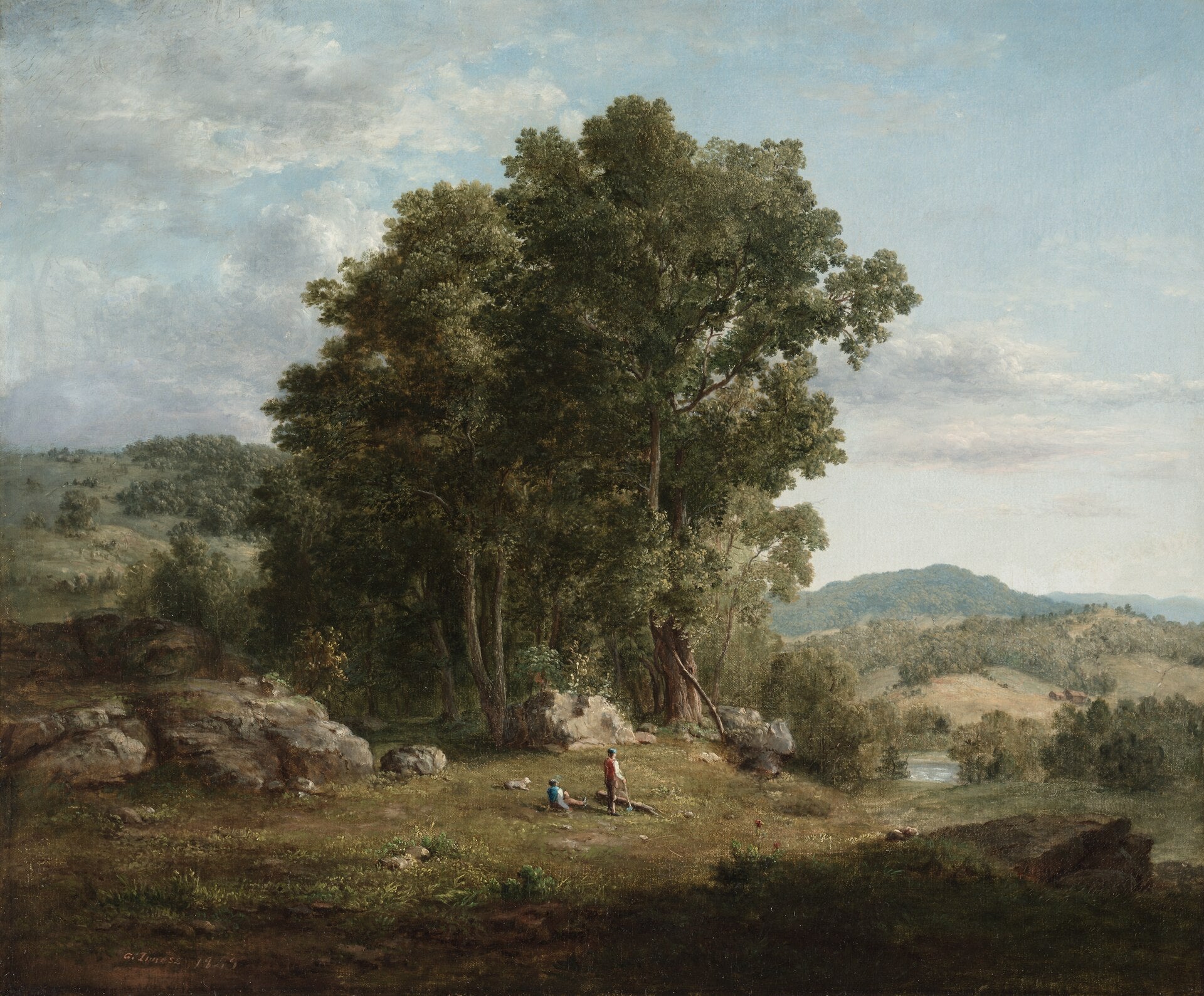 Le bûcheron - George Inness
