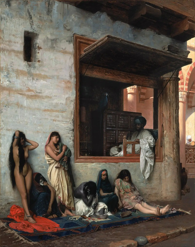 De slavenmarkt - Jean-Léon Gérôme