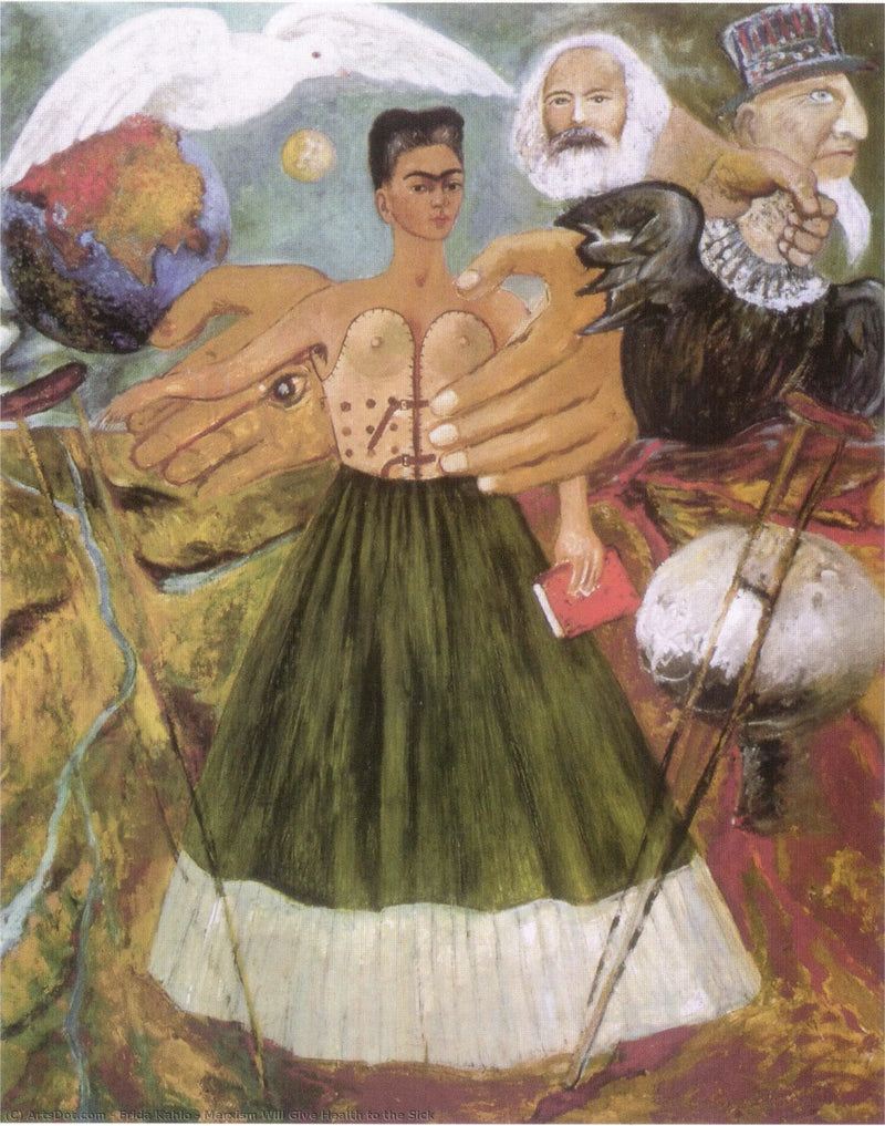 Het marxisme zal de zieken gezondheid geven - Frida Kahlo